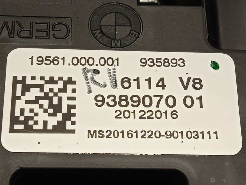 Recambio de caja reles / fusibles para bmw serie 1 lim. 5-trg. (f20) 116d referencia OEM IAM 9389070  