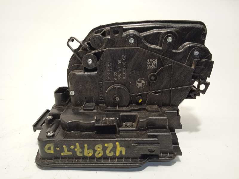 Recambio de cerradura puerta trasera derecha para bmw serie 2 active tourer (f45) 216d referencia OEM IAM 51227281944  