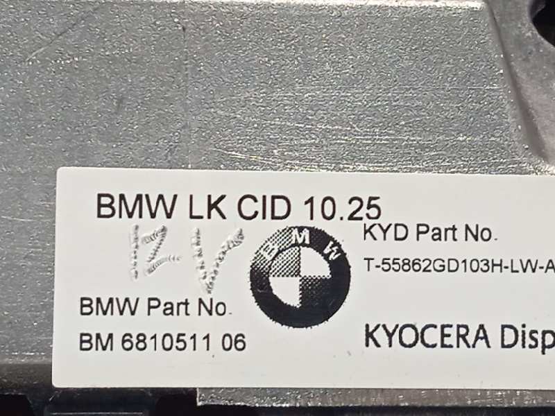 Recambio de pantalla multifuncion para bmw serie 5 berlina (g30) 530d xdrive referencia OEM IAM 6810511  65506810511