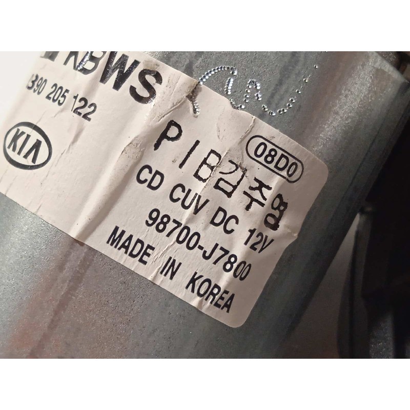 Recambio de motor limpia trasero para kia xceed edrive phev referencia OEM IAM 98700J7800  0390205122