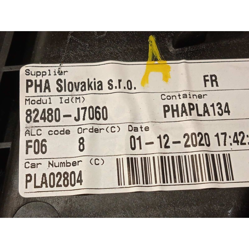 Recambio de elevalunas delantero derecho para kia xceed edrive phev referencia OEM IAM 82480J7060  