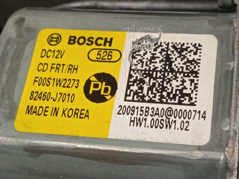 Recambio de elevalunas delantero derecho para kia xceed edrive phev referencia OEM IAM 82480J7060  