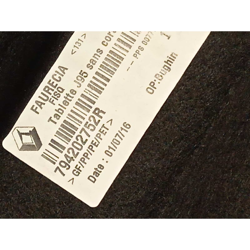 Recambio de bandeja trasera para renault scenic iii 1.5 dci diesel fap referencia OEM IAM 794202752R  