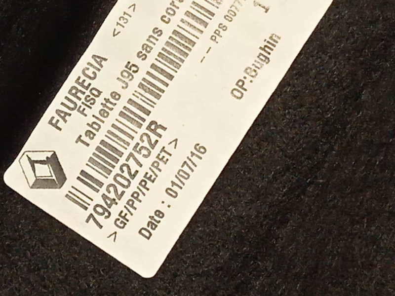 Recambio de bandeja trasera para renault scenic iii 1.5 dci diesel fap referencia OEM IAM 794202752R  