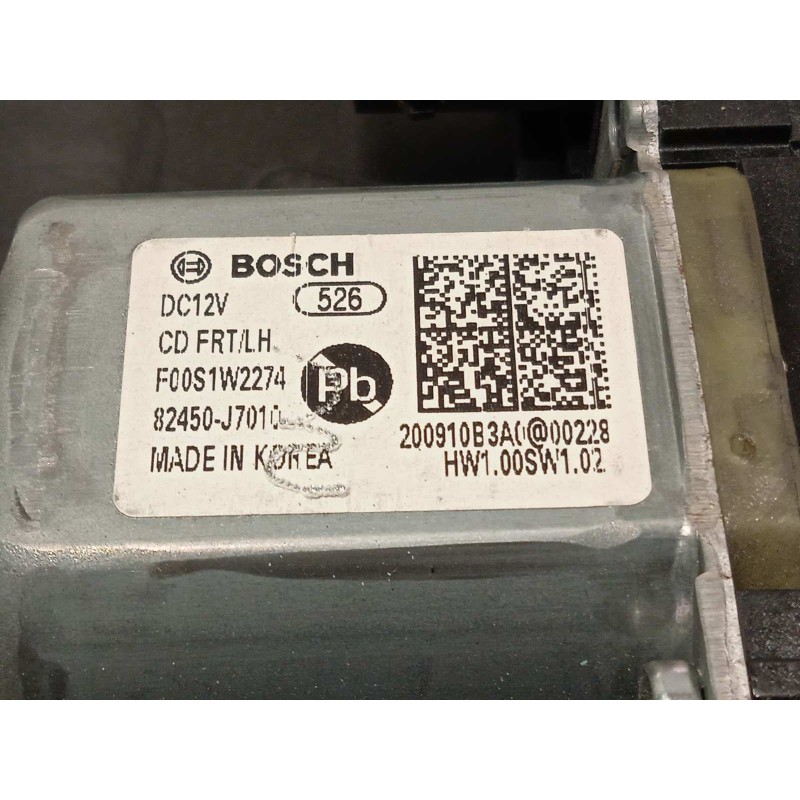 Recambio de elevalunas delantero izquierdo para kia xceed edrive phev referencia OEM IAM 82470J7060  