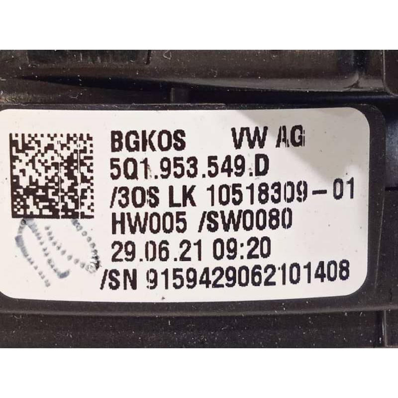 Recambio de anillo airbag para audi q3 (f3b) 1.5 16v tsi act referencia OEM IAM 5Q1953549D  