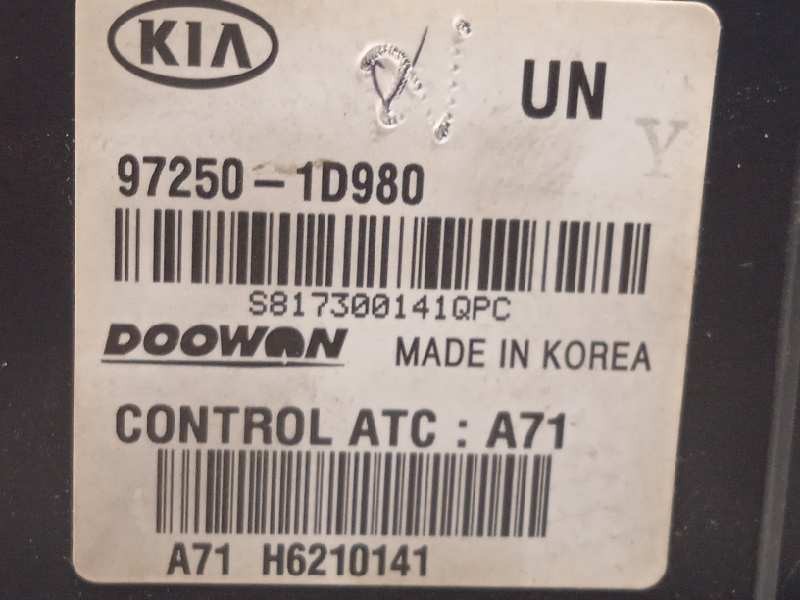 Recambio de mando climatizador para kia carens (un) 2.0 crdi referencia OEM IAM 972501D980  972501D980WK