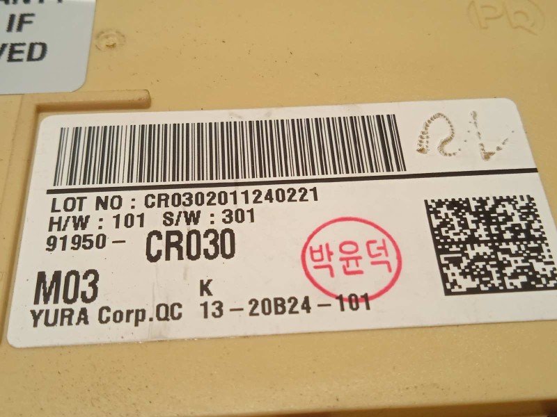 Recambio de caja reles / fusibles para kia xceed edrive phev referencia OEM IAM 91950CR030  