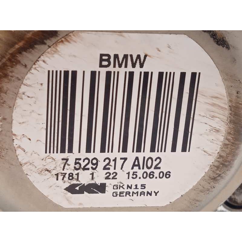 Recambio de transmision trasera derecha para bmw serie 5 berlina (e60) 525i referencia OEM IAM 7529217  33207578720