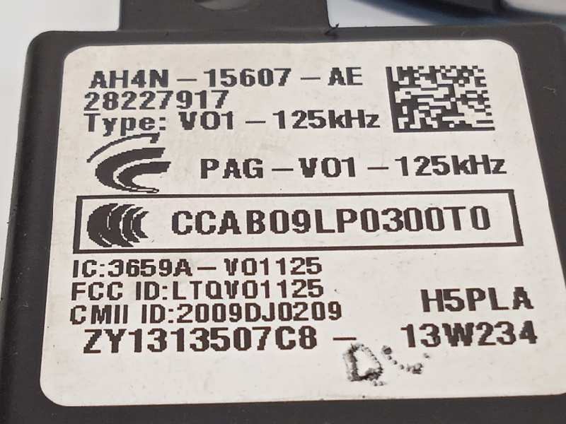Recambio de conmutador de arranque para land rover evoque prestige referencia OEM IAM AH4N15607AE  