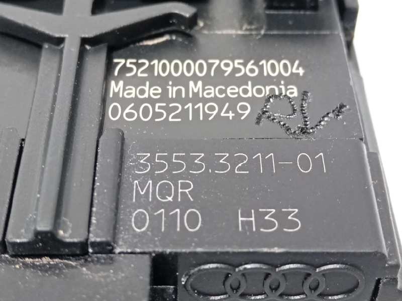 Recambio de mando multifuncion para audi a1 citycarver (gbh) 30 tfsi black line referencia OEM IAM 82B919600A 0605211949 3553321