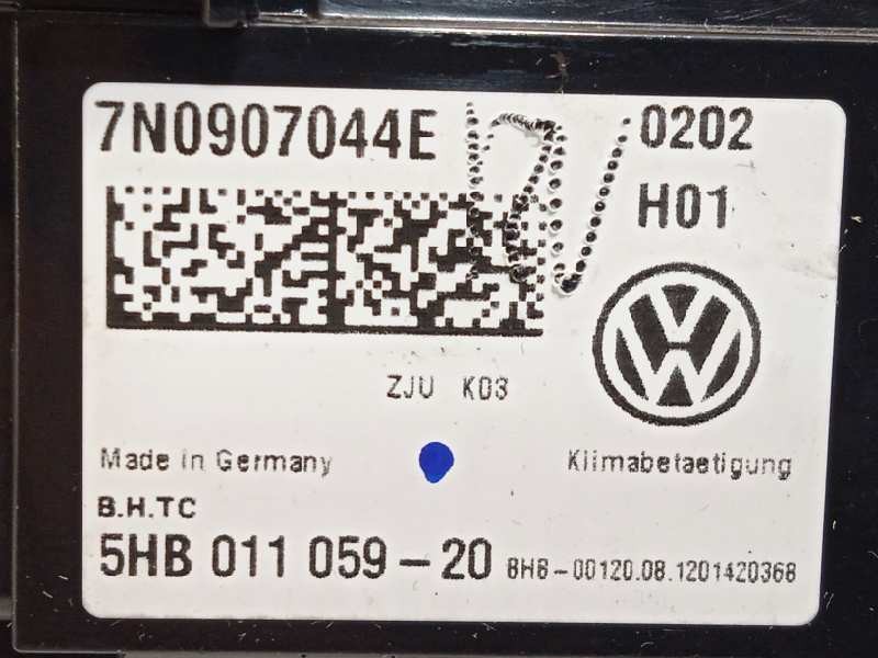 Recambio de mando climatizador para volkswagen sharan (7n1) 2.0 tdi referencia OEM IAM 7N0907044E 5HB01105920 7N0907044EZJU