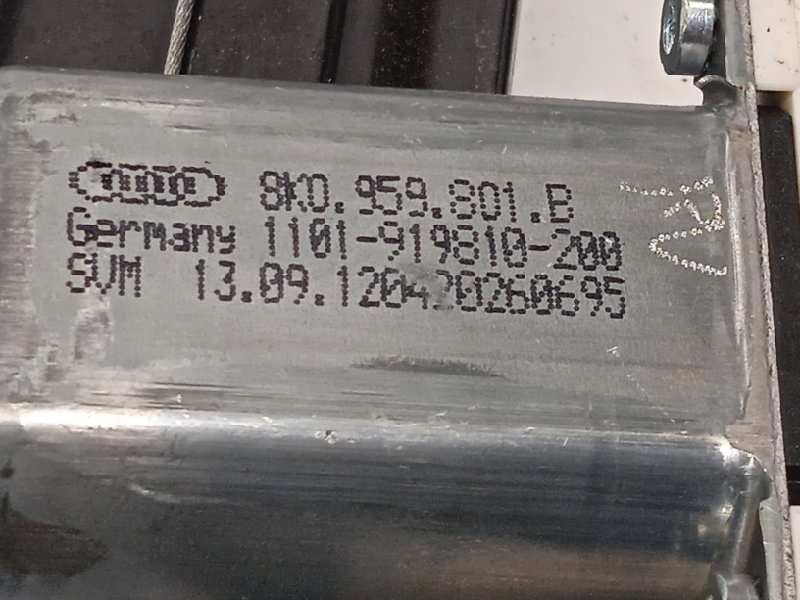 Recambio de elevalunas trasero derecho para volkswagen sharan (7n1) 2.0 tdi referencia OEM IAM 7N0843700F  8K0959801B