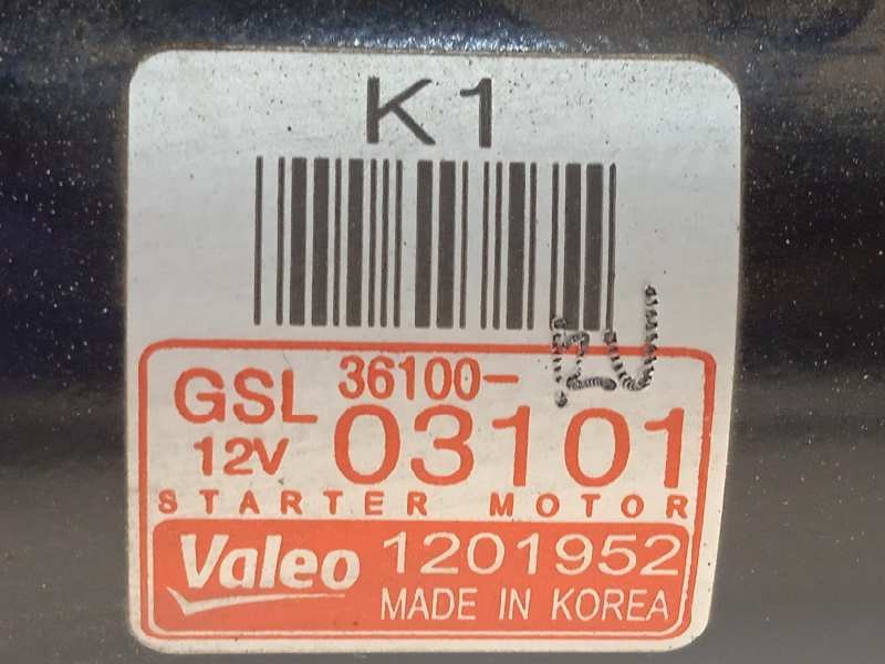 Recambio de motor arranque para kia rio basic referencia OEM IAM 3610003101  