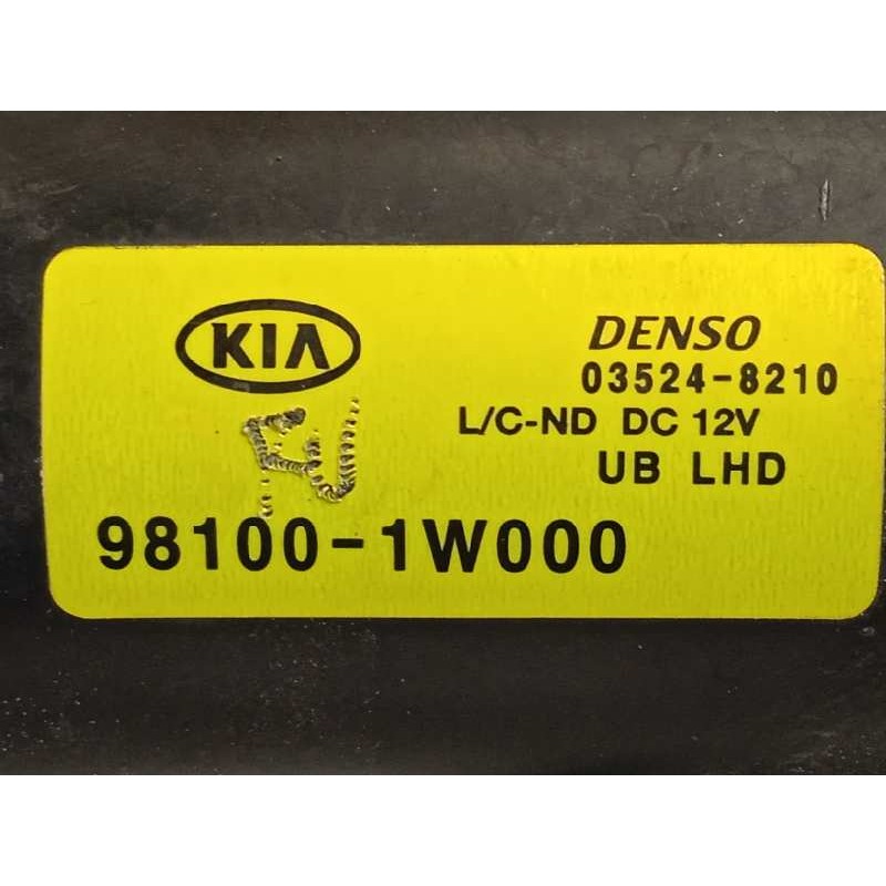 Recambio de motor limpia delantero para kia rio basic referencia OEM IAM 981001W000  