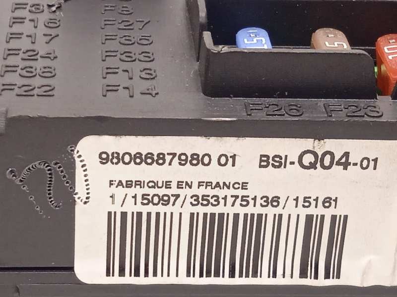 Recambio de caja reles / fusibles para citroën c4 lim. shine referencia OEM IAM 9806687980  