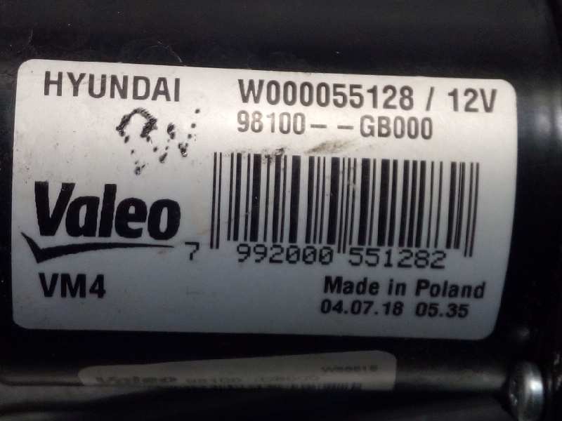 Recambio de motor limpia delantero para hyundai i20 active 1.0 tgdi cat referencia OEM IAM 98100GB000  