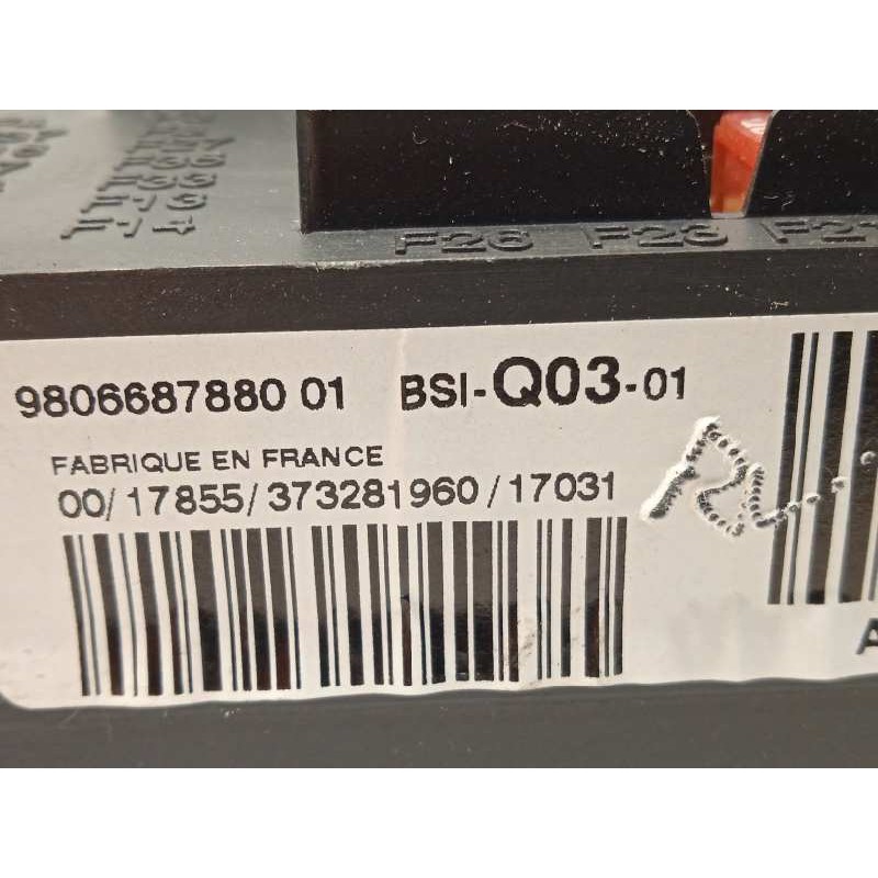 Recambio de caja reles / fusibles para peugeot 308 1.2 12v e-thp referencia OEM IAM 9806687880  