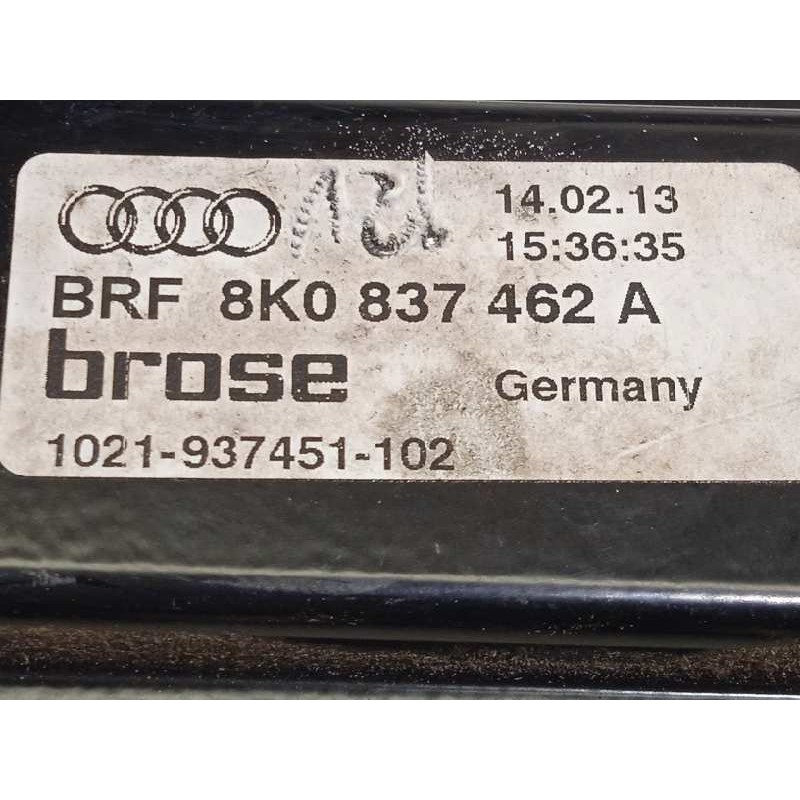 Recambio de elevalunas delantero derecho para audi a4 avant (8k5) (2008) básico referencia OEM IAM 8K0837462A  8K0959802A