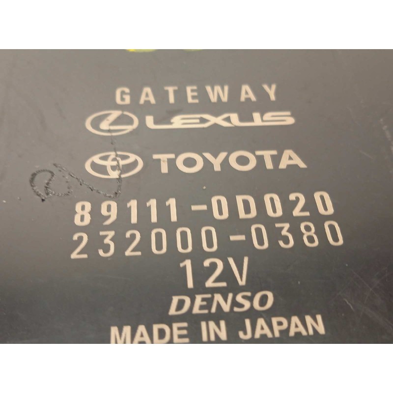 Recambio de modulo electronico para toyota yaris cross 1.5 hybrid (mxpj10l) referencia OEM IAM 891110D020  2320000380