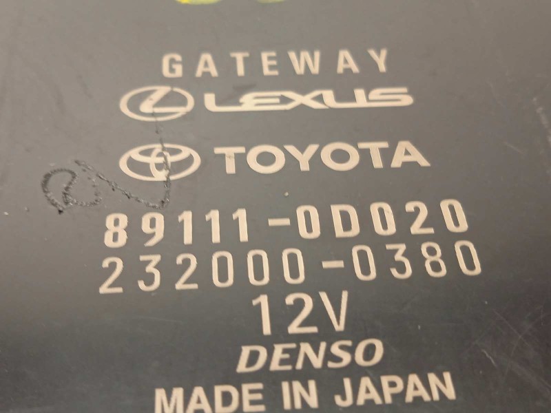 Recambio de modulo electronico para toyota yaris cross 1.5 hybrid (mxpj10l) referencia OEM IAM 891110D020  2320000380