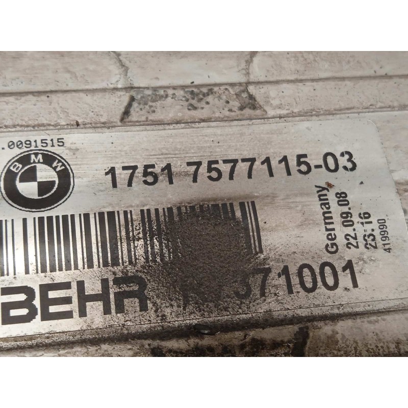 Recambio de intercooler para bmw serie 7 (f01/f02) 740i referencia OEM IAM 17517577115  