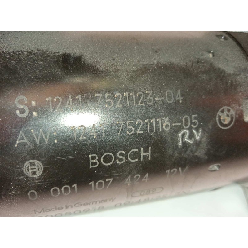 Recambio de motor arranque para bmw serie 7 (f01/f02) 740i referencia OEM IAM 12417521116 12417521123 0001107424