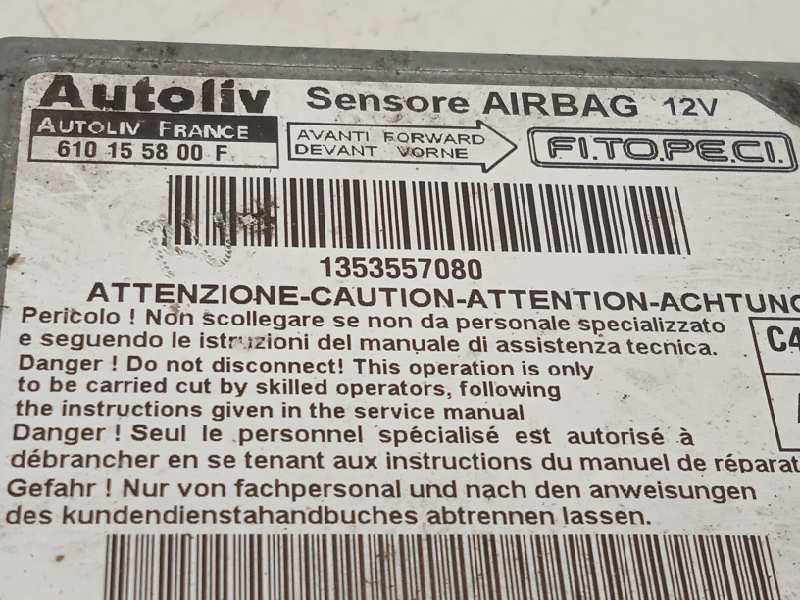 Recambio de centralita airbag para citroën nemo x referencia OEM IAM 1353557080  