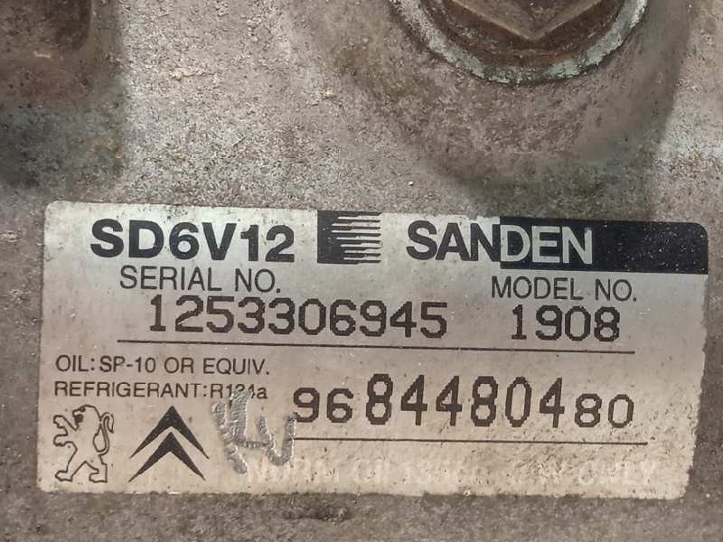 Recambio de compresor aire acondicionado para citroën nemo x referencia OEM IAM 9684480480  