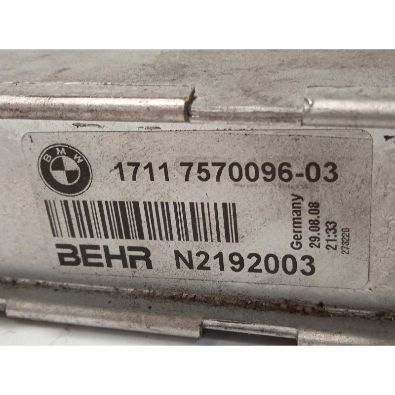 Recambio de radiador agua para bmw serie 7 (f01/f02) 740i referencia OEM IAM 17117570096  