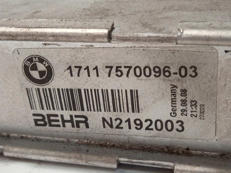 Recambio de radiador agua para bmw serie 7 (f01/f02) 740i referencia OEM IAM 17117570096  