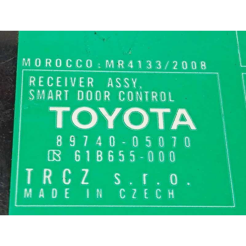 Recambio de modulo electronico para toyota avensis touring sports advance referencia OEM IAM 8974005070  61B655000