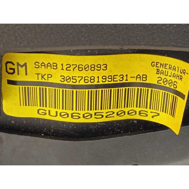 Recambio de airbag delantero izquierdo para cadillac bls 1.9 d pdf referencia OEM IAM 12760893  