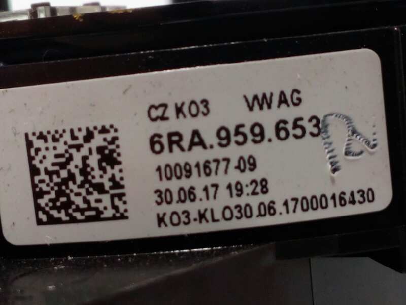 Recambio de anillo airbag para seat ibiza (kj1) 1.0 tsi referencia OEM IAM 6RA959653  