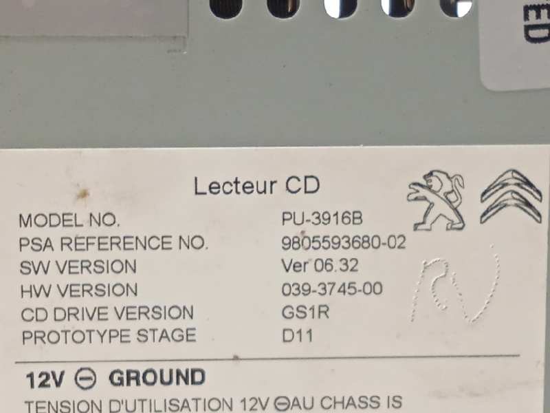 Recambio de sistema audio / radio cd para citroën c4 lim. shine referencia OEM IAM 9805593680  