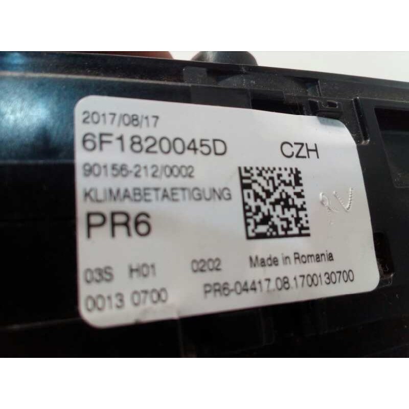 Recambio de mando calefaccion / aire acondicionado para seat ibiza (kj1) 1.0 tsi referencia OEM IAM 6F1820045D  6F1820045DCZH