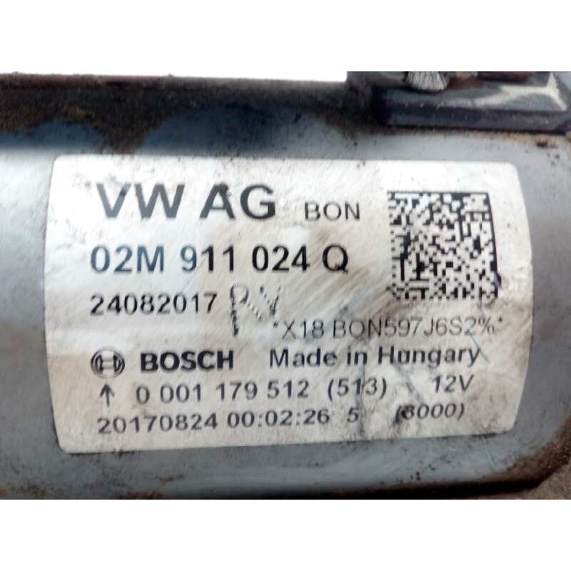Recambio de motor arranque para seat ibiza (kj1) 1.0 tsi referencia OEM IAM 02M911024Q  0001179512