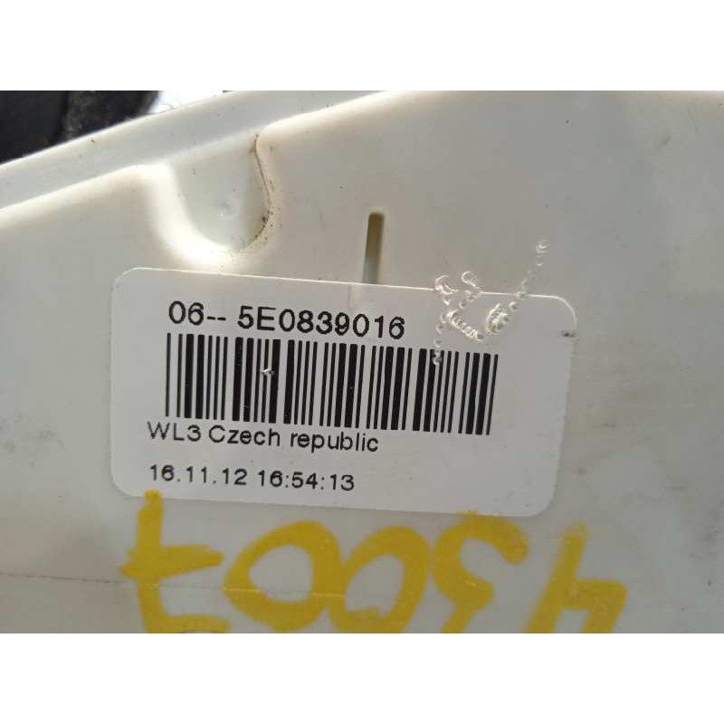 Recambio de cerradura puerta trasera derecha para seat toledo (kg3) reference referencia OEM IAM 5E0839016  