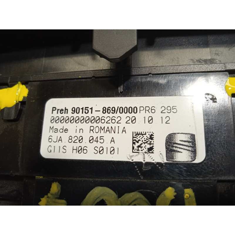 Recambio de mando calefaccion / aire acondicionado para seat toledo (kg3) reference referencia OEM IAM 6JA820045A  6JA820045A9B9