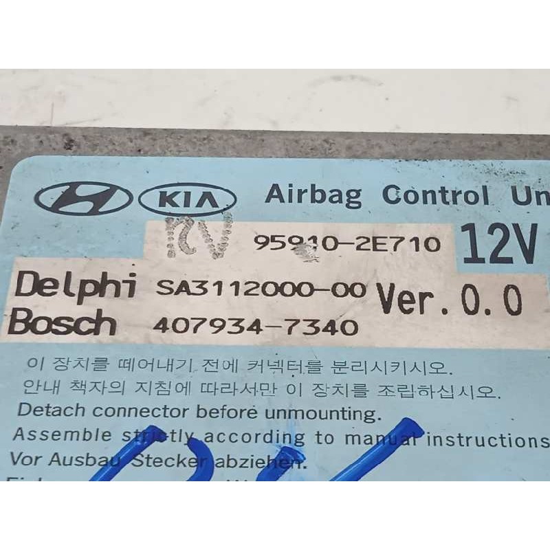 Recambio de centralita airbag para hyundai tucson (jm) 2.0 crdi cat referencia OEM IAM 959102E710 SA311200000 4079347340