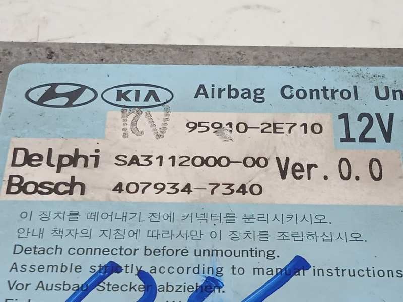 Recambio de centralita airbag para hyundai tucson (jm) 2.0 crdi cat referencia OEM IAM 959102E710 SA311200000 4079347340