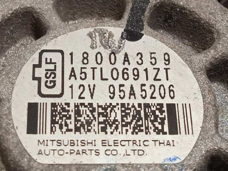 Recambio de alternador para mitsubishi space star (a00) motion referencia OEM IAM 1800A359  A5TL0691ZT