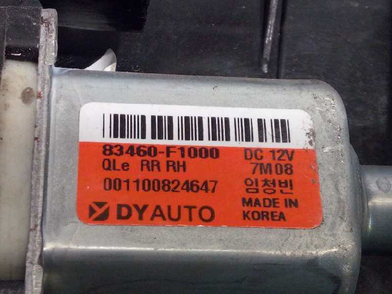 Recambio de elevalunas trasero derecho para kia sportage basic 2wd referencia OEM IAM 83480F1040  83460F1000