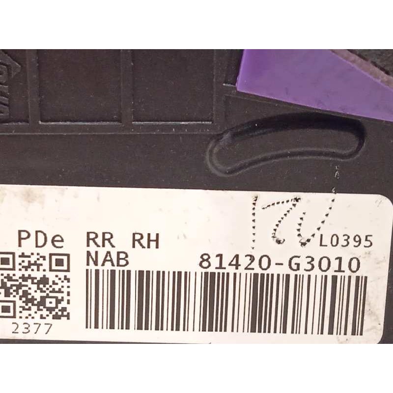 Recambio de cerradura puerta trasera derecha para hyundai i30 cw (pd) trend referencia OEM IAM 81420G3010  