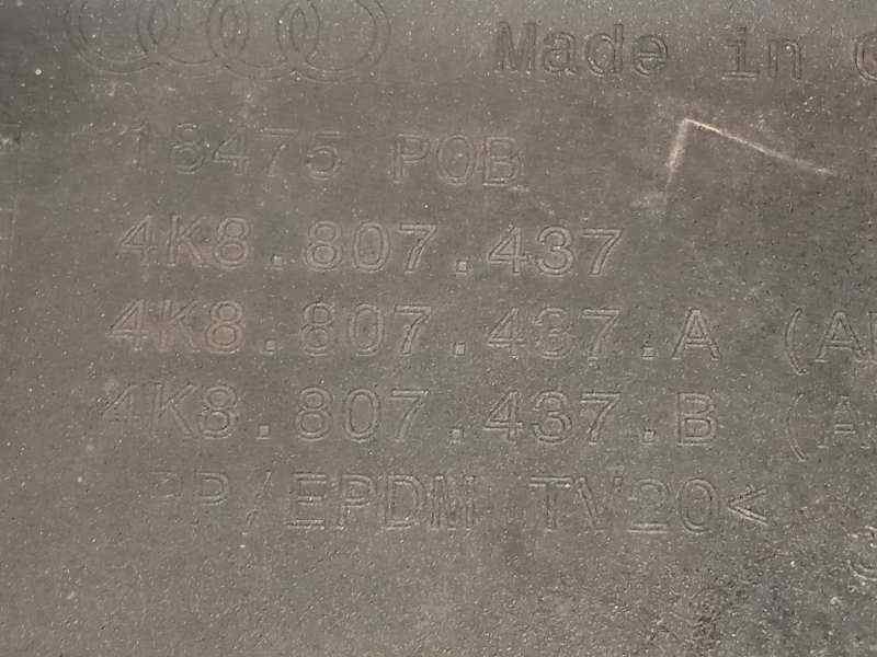 Recambio de paragolpes delantero para audi a7 sportback (4ka) 40 tdi referencia OEM IAM 4K8807437 4K8807437B 4K8807437A