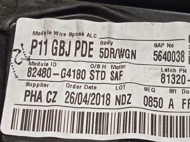 Recambio de elevalunas delantero derecho para hyundai i30 cw (pd) trend referencia OEM IAM 82480G4180 82481G4000 82460G4010