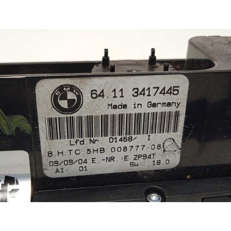 Recambio de mando climatizador para bmw x3 (e83) 2.0d referencia OEM IAM 64113417445  