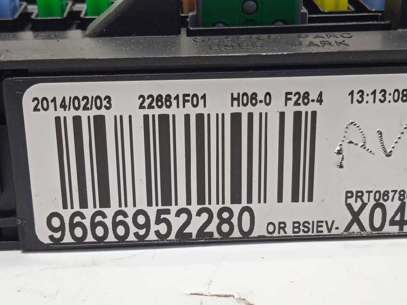 Recambio de caja reles / fusibles para citroën c3 1.4 hdi fap referencia OEM IAM 9666952280  