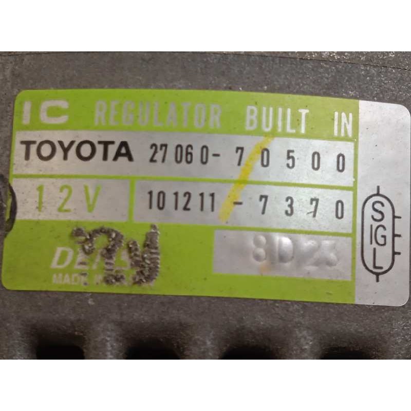 Recambio de alternador para lexus is200 (gxe10) básico referencia OEM IAM 2706070500  1012117370