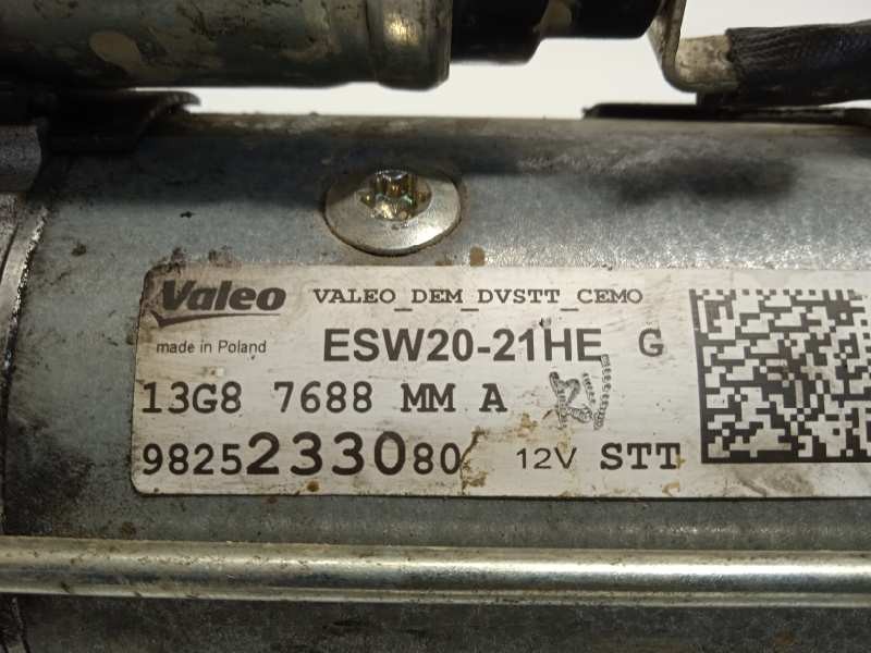 Recambio de motor arranque para peugeot expert combi 1.6 blue-hdi fap referencia OEM IAM 9825233080  ESW2021HE